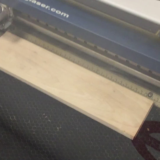 Quick video of the process to engrave the leash holder