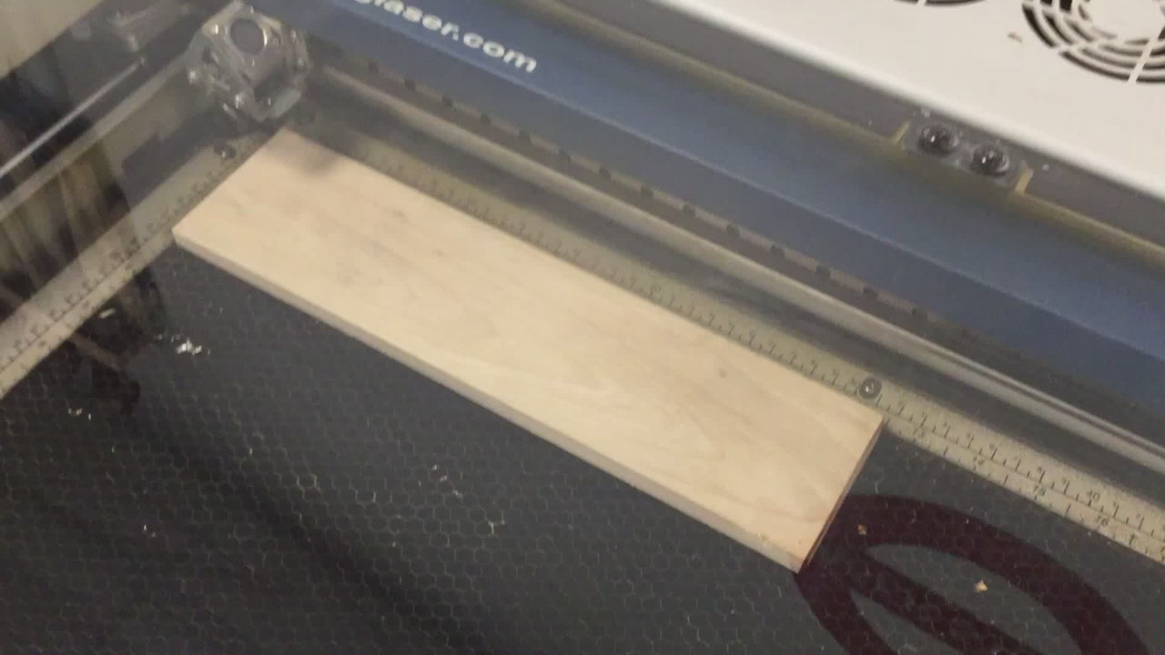 Quick video of the process to engrave the leash holder