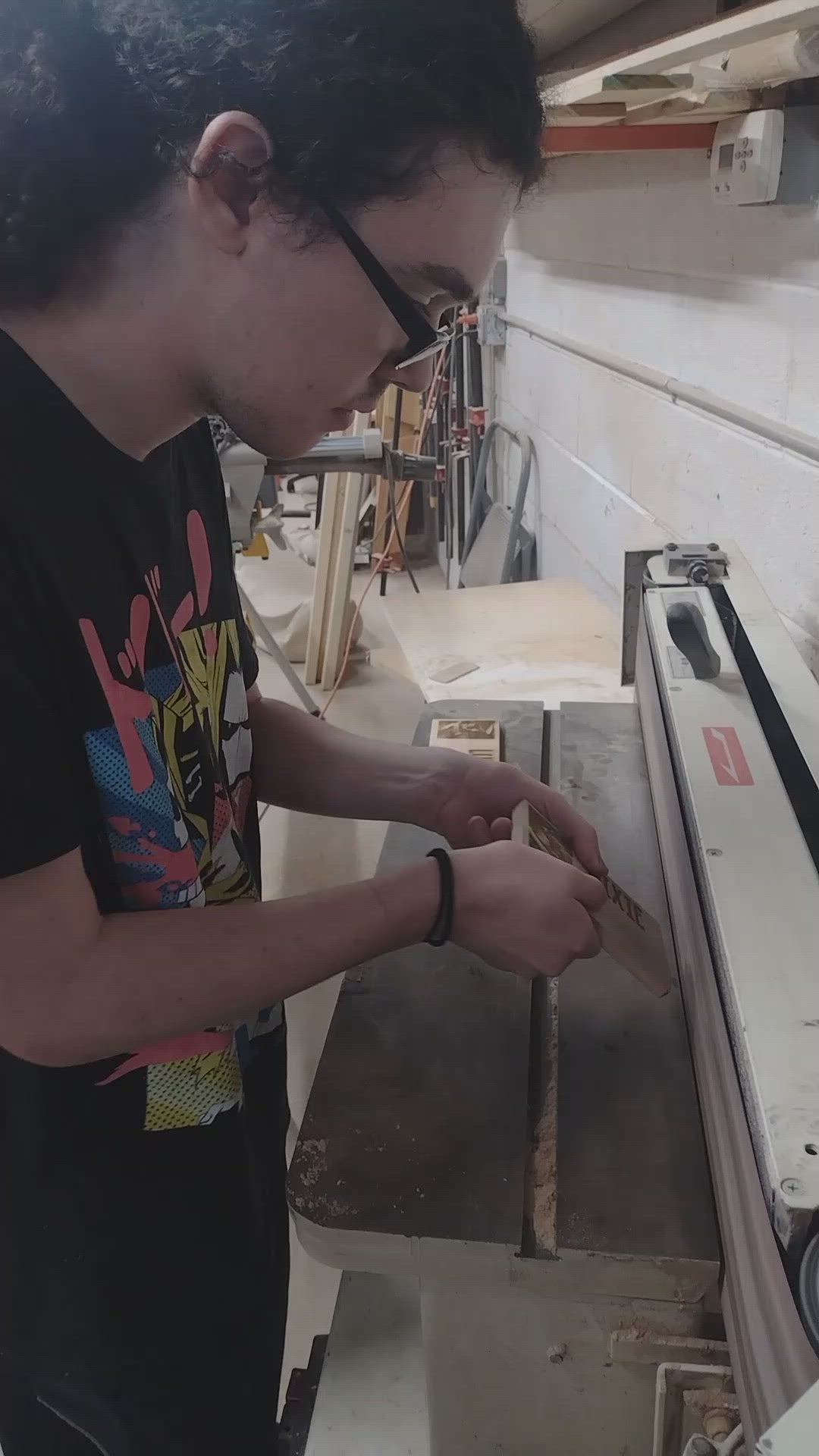 Jarred doing so finish sanding
